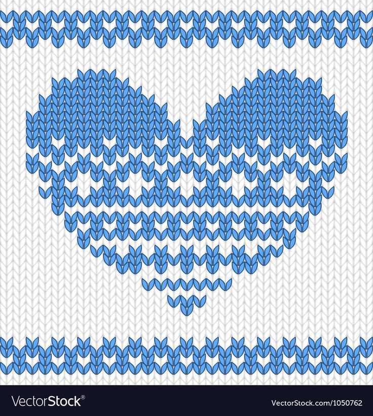 Red heart knit patterns