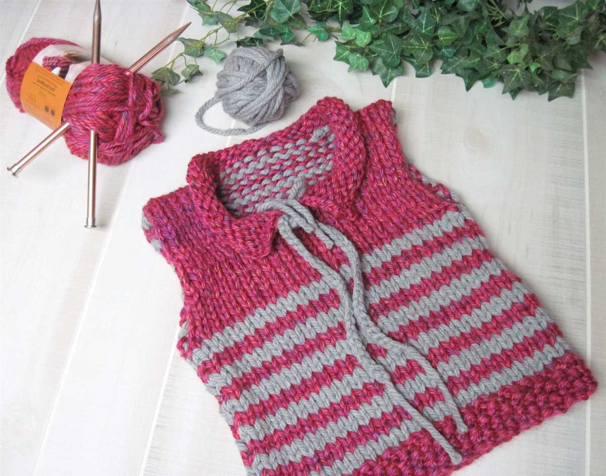 Sweater vest knitting patterns free