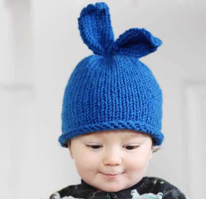 Knitting pattern for hat with ears