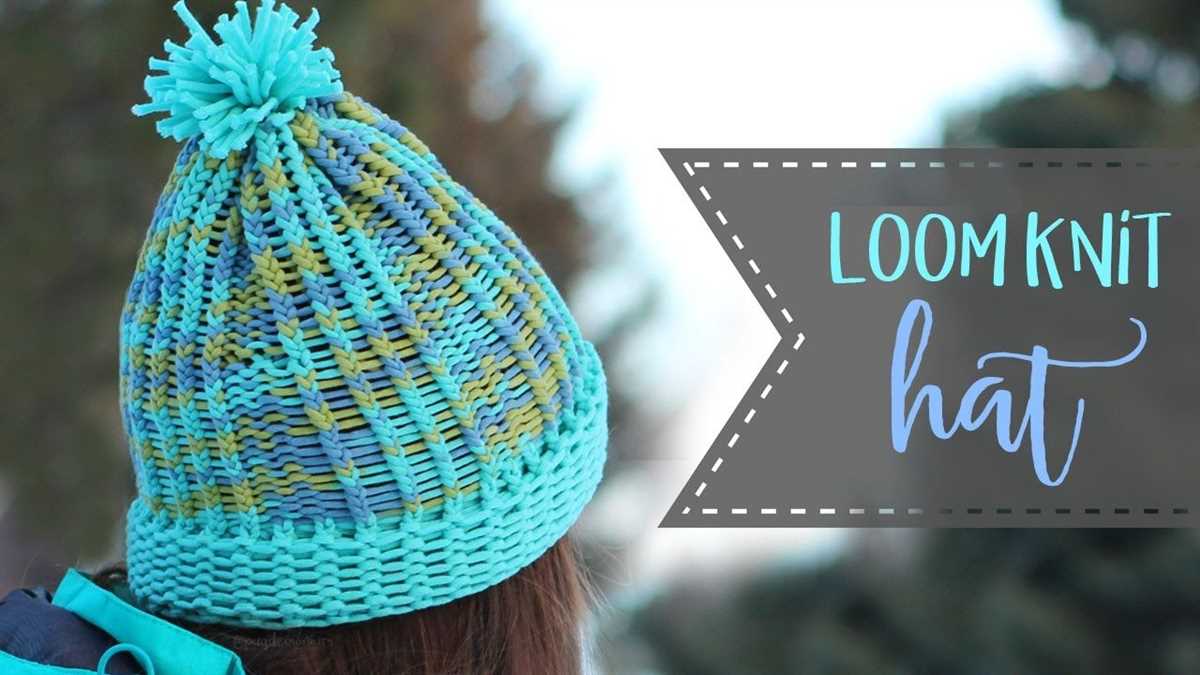 Free knit hat pattern in the round