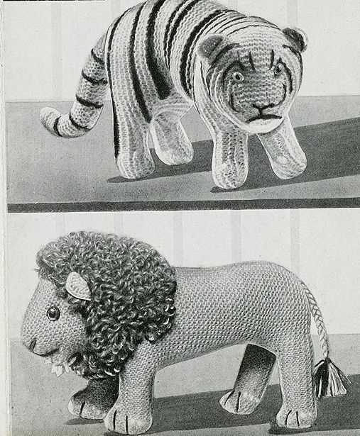 Free lion knitting pattern