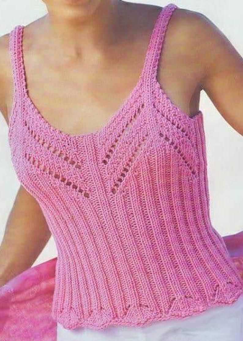 Summer top knitting patterns