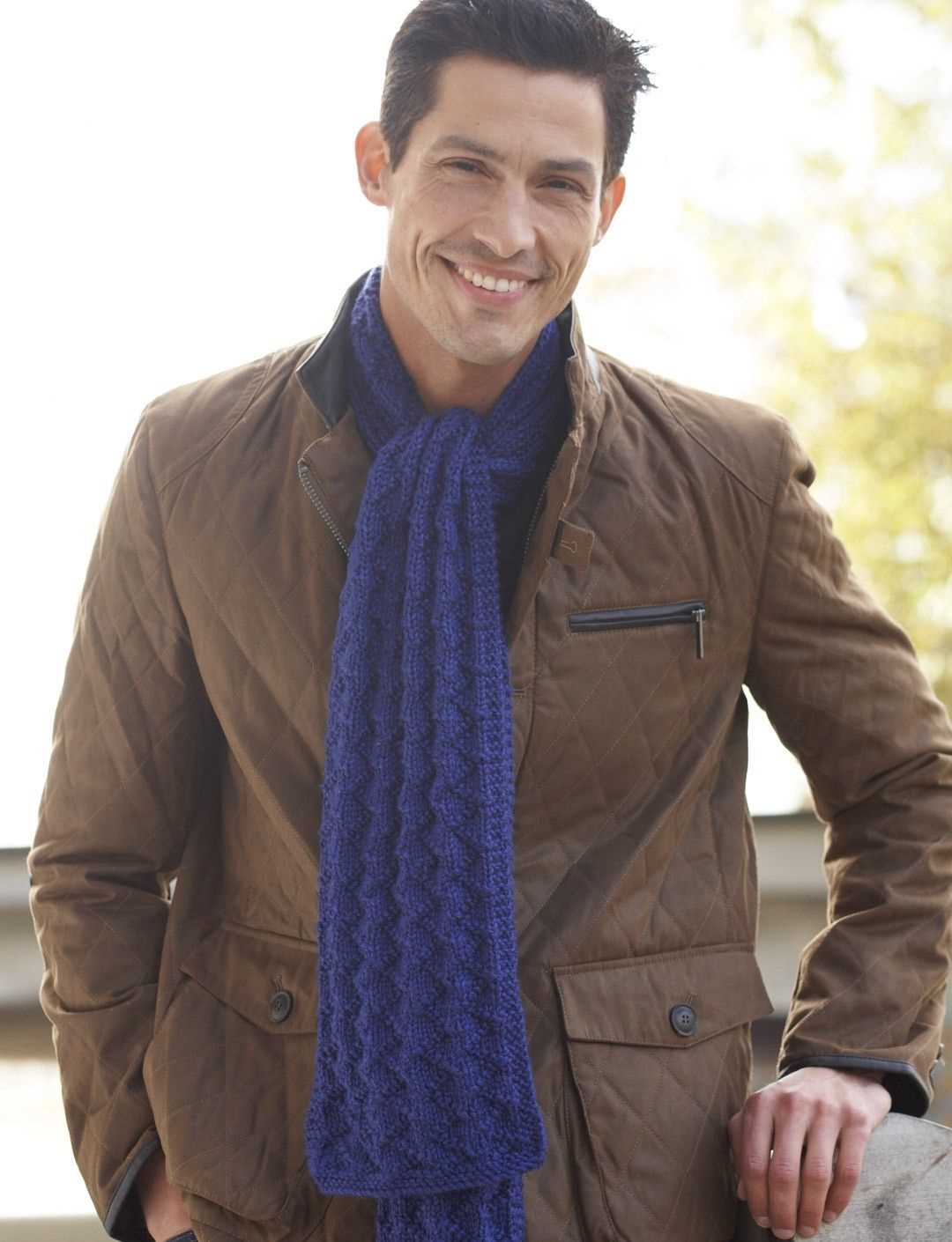 Mens scarf pattern knit free