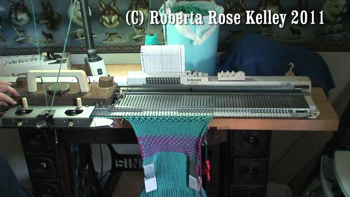 Singer knitting machine patterns