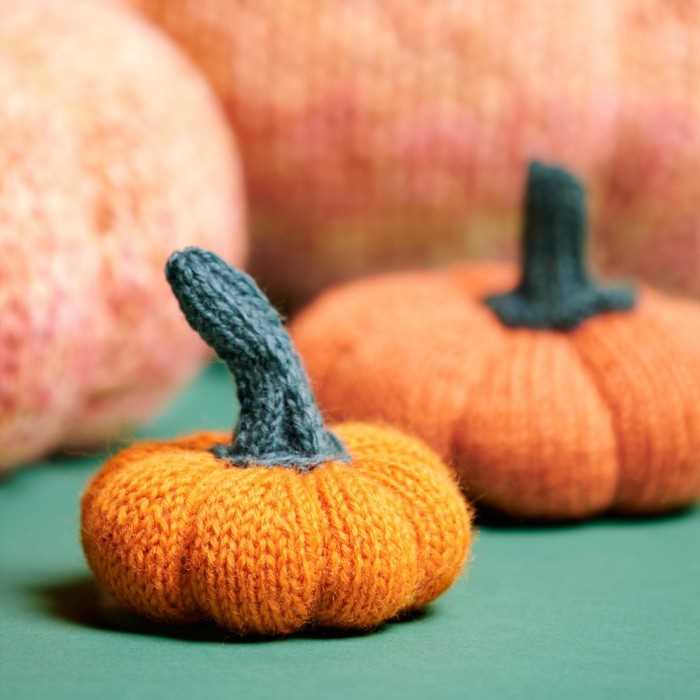 Free knitted pumpkin pattern