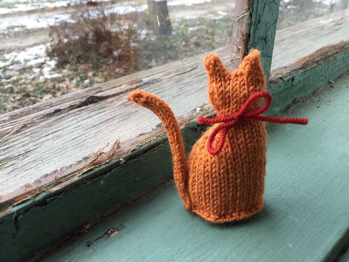 Knit cat patterns