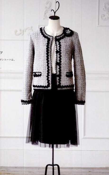 Free knitting pattern for chanel style jacket