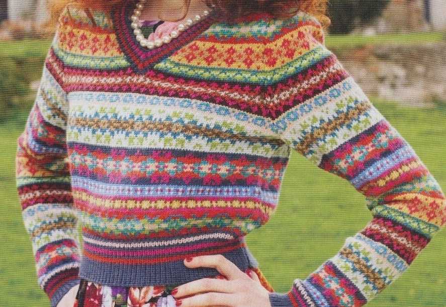 Fair isle jumper knitting pattern free