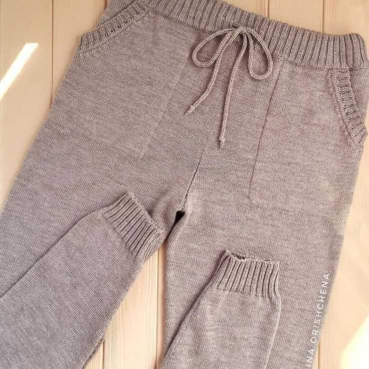 Knit sweatpants pattern