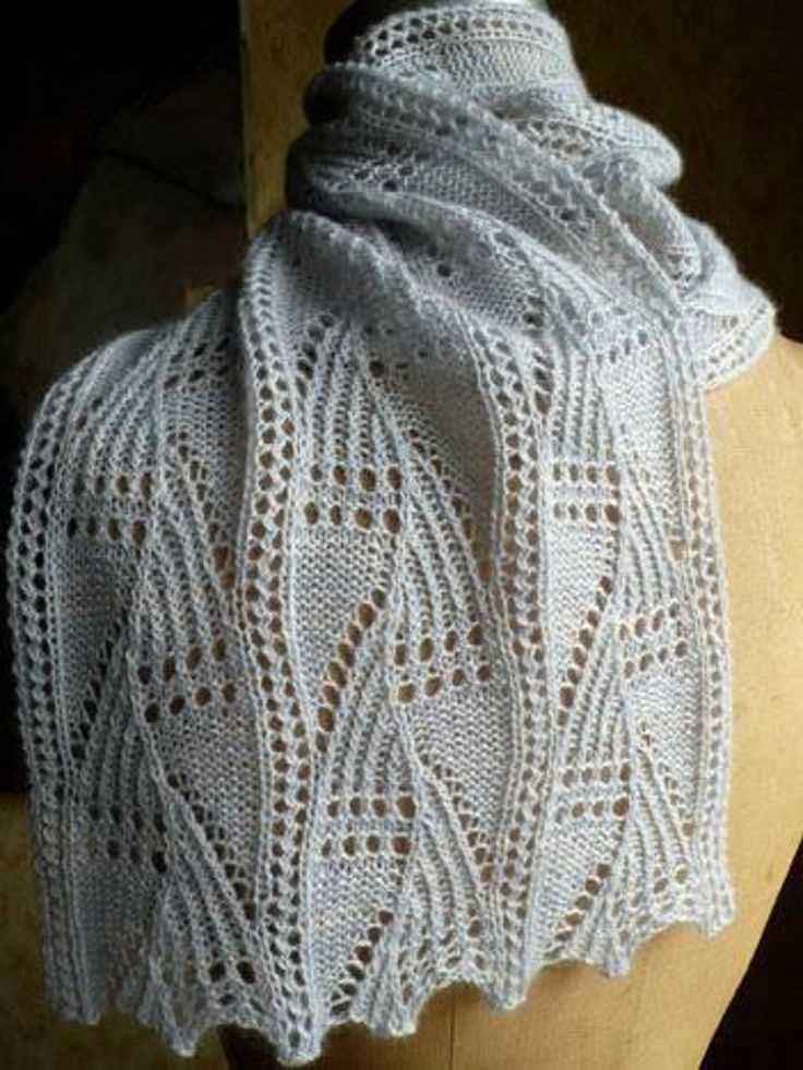 Blanket scarf knitting pattern