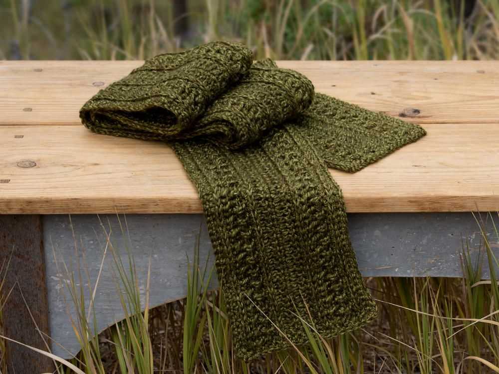 Quick scarf knitting pattern