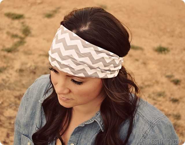 Knit headband sewing pattern