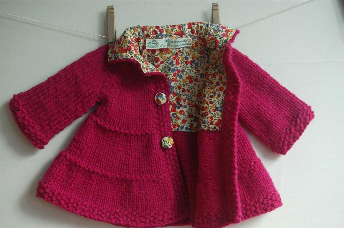 Free knitting patterns for childrens coats