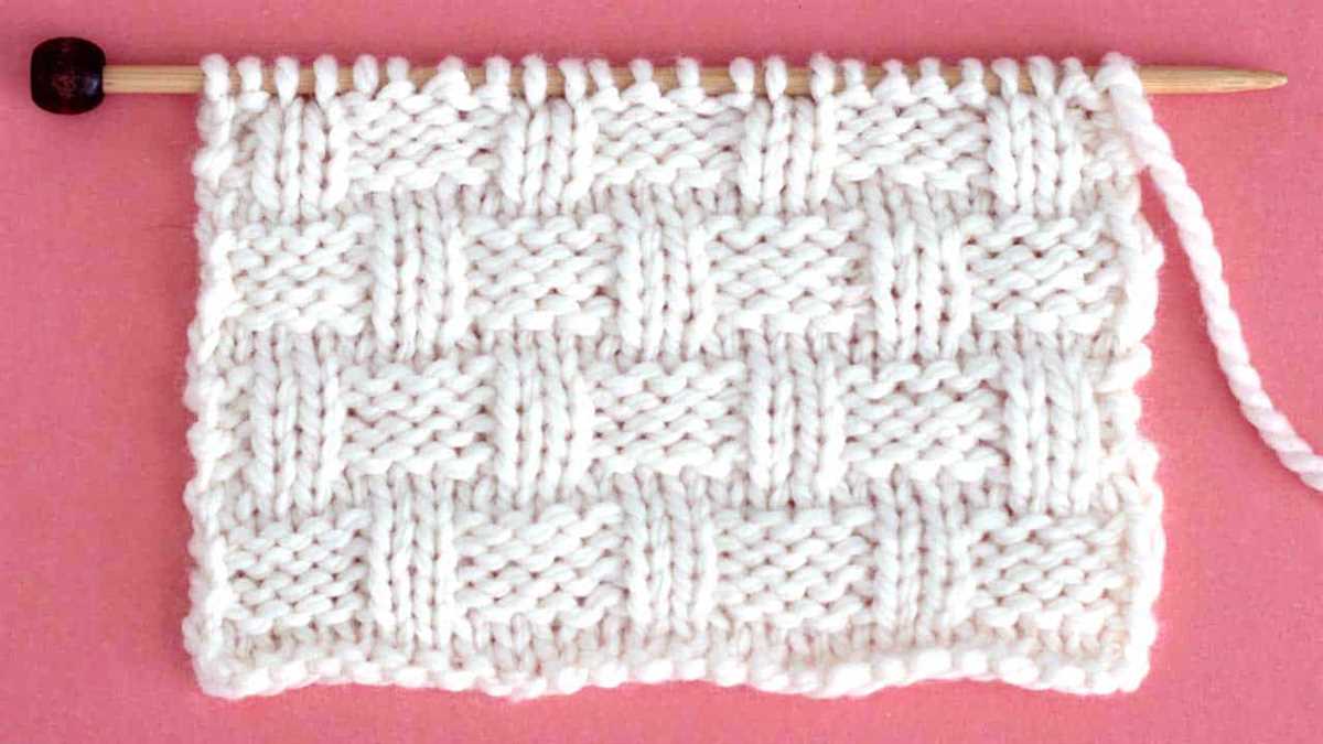 One row scarf knitting pattern