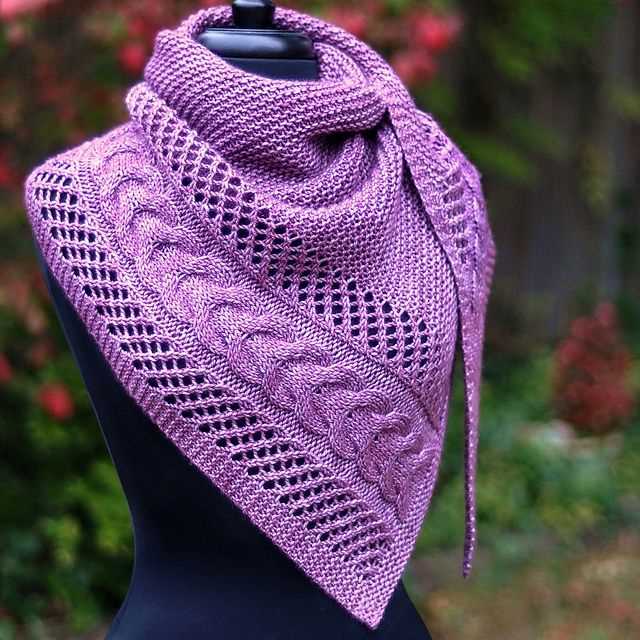 Shawl knitting patterns easy free