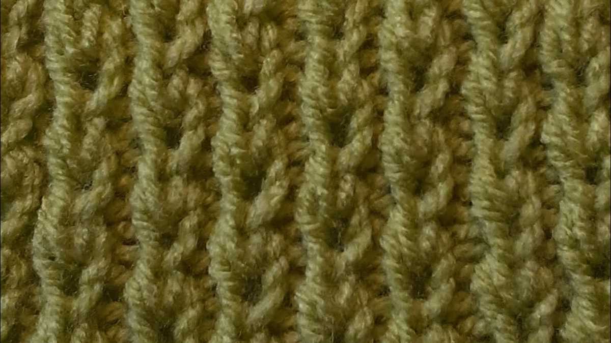 Knit pattern for scarf