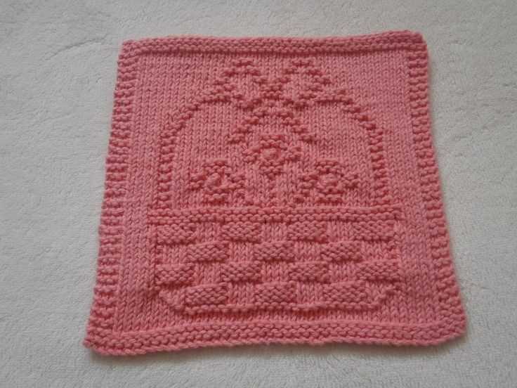 Knitting pattern for cotton dishcloth