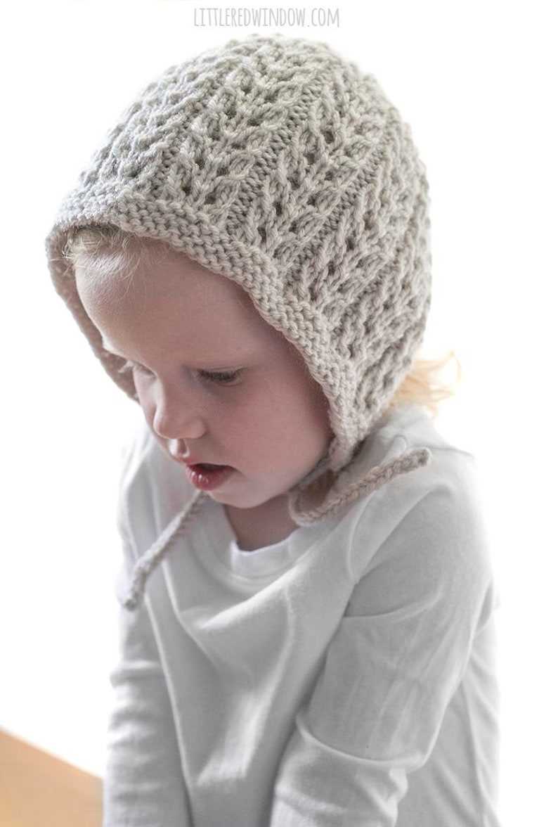 Baby bonnet knitting pattern