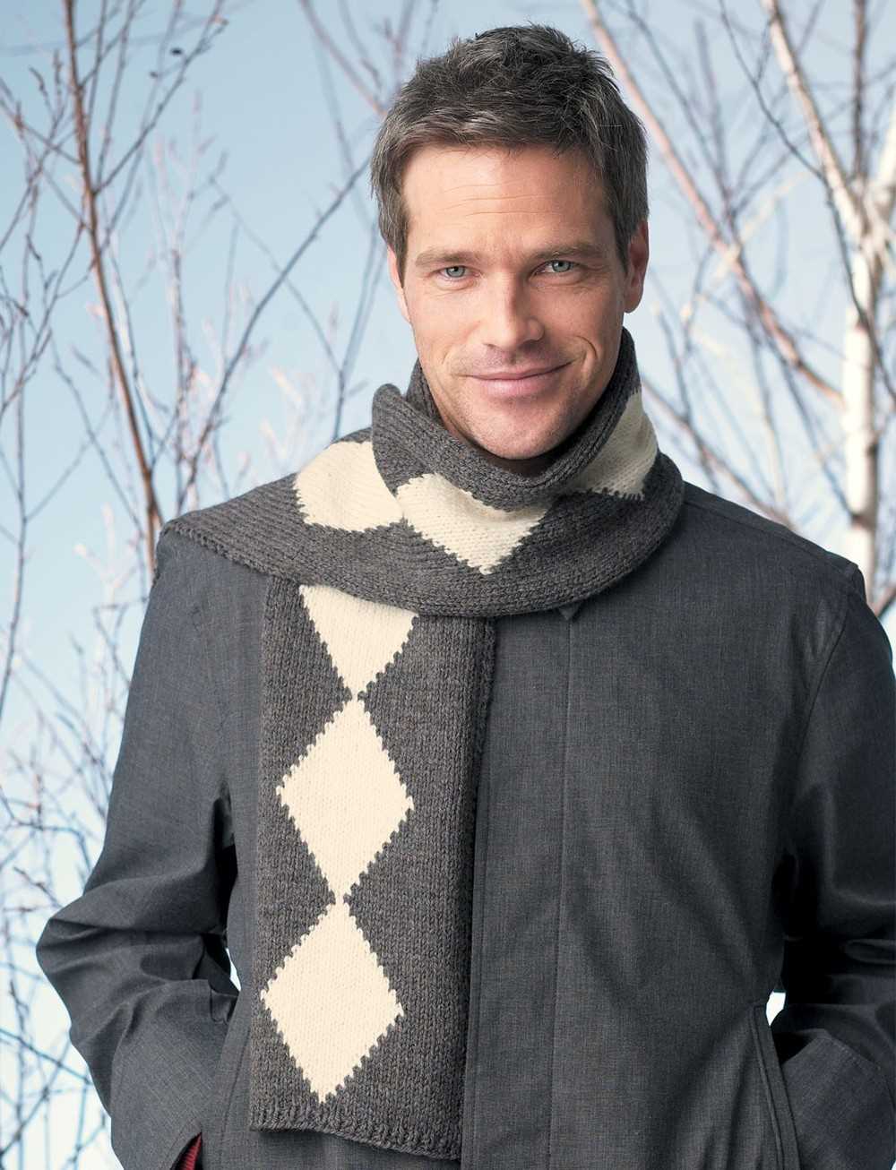 Mens scarf pattern knit free