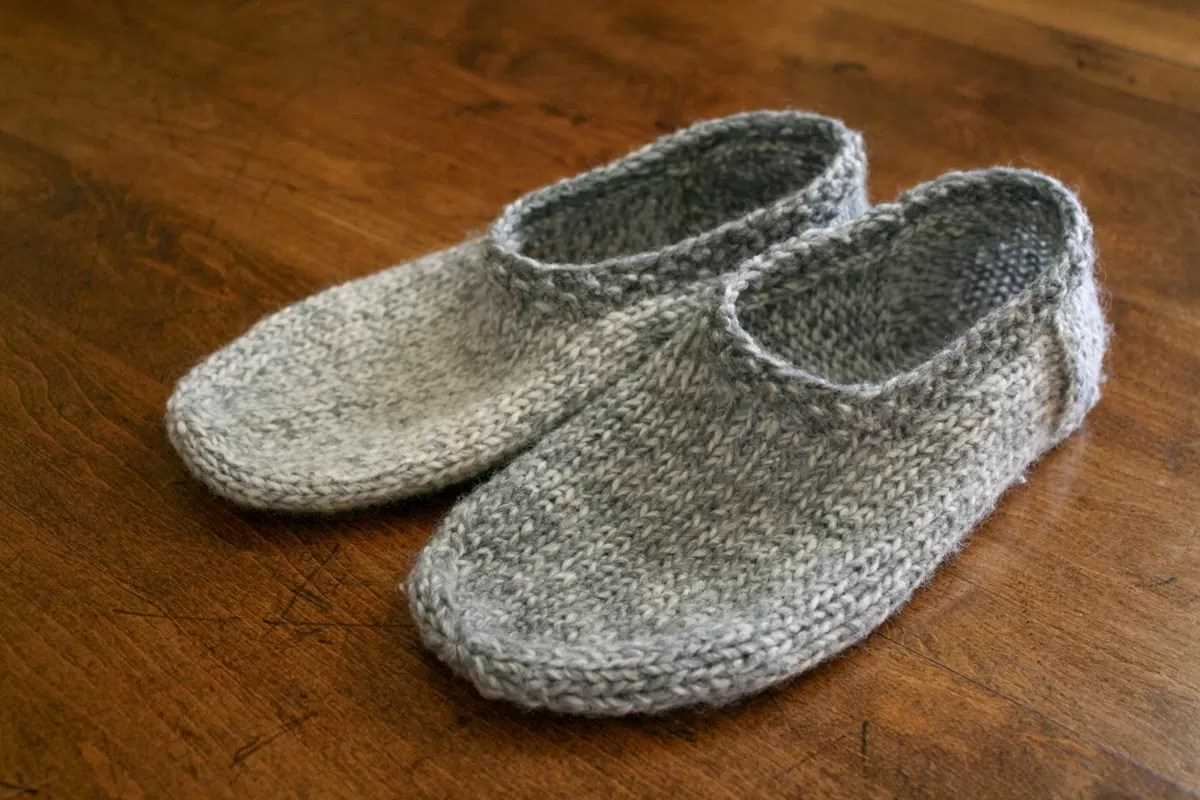 Slipper knit pattern