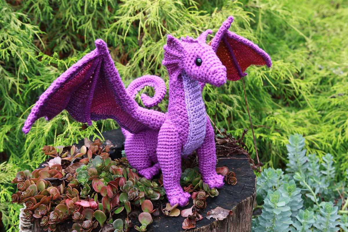 Welsh dragon knitting pattern