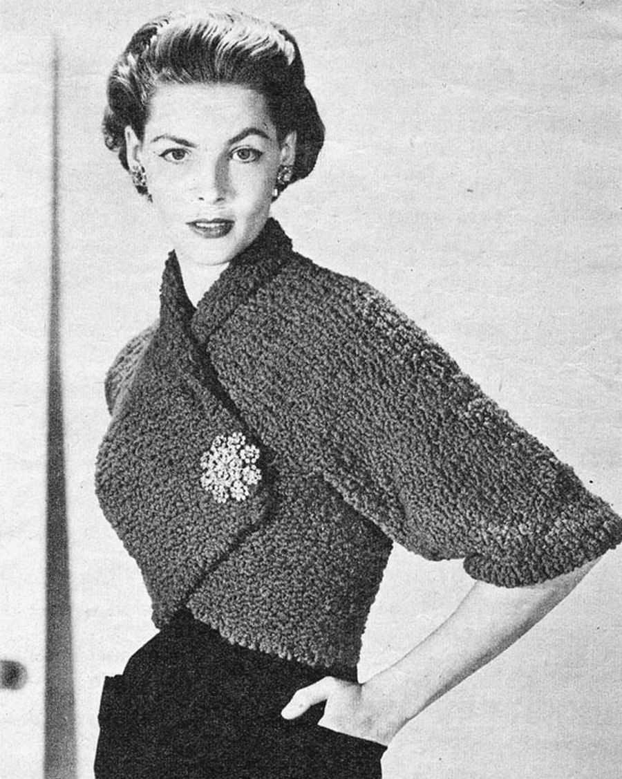 Ladies bolero knitting pattern