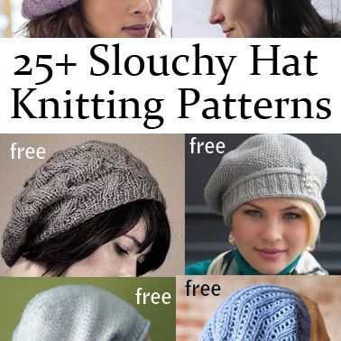 Knit slouchy beret pattern free