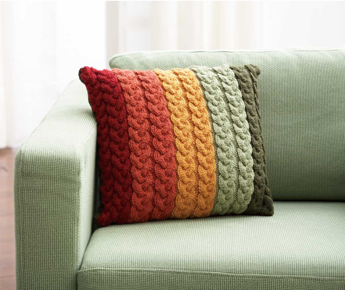 Free knitted pillow cover patterns