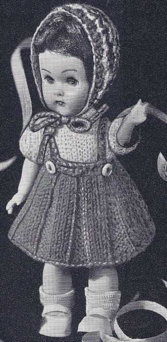 Vintage doll knitting patterns