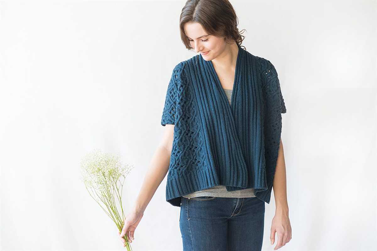 Rectangle shrug knitting pattern