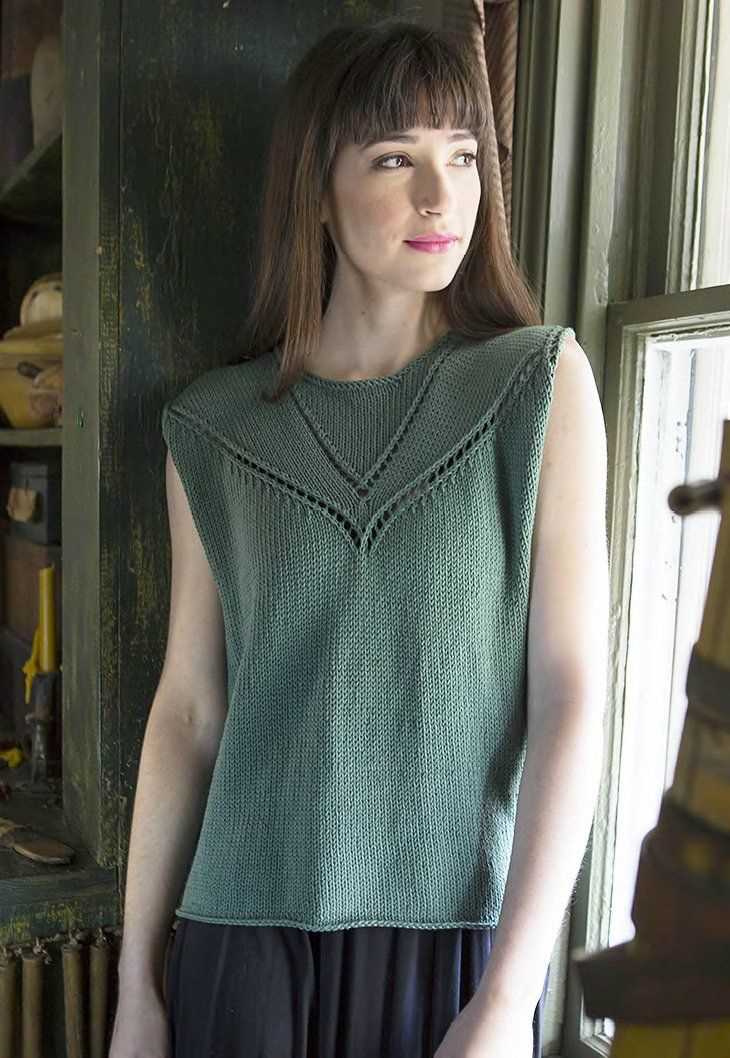 Sweater vest knitting patterns free