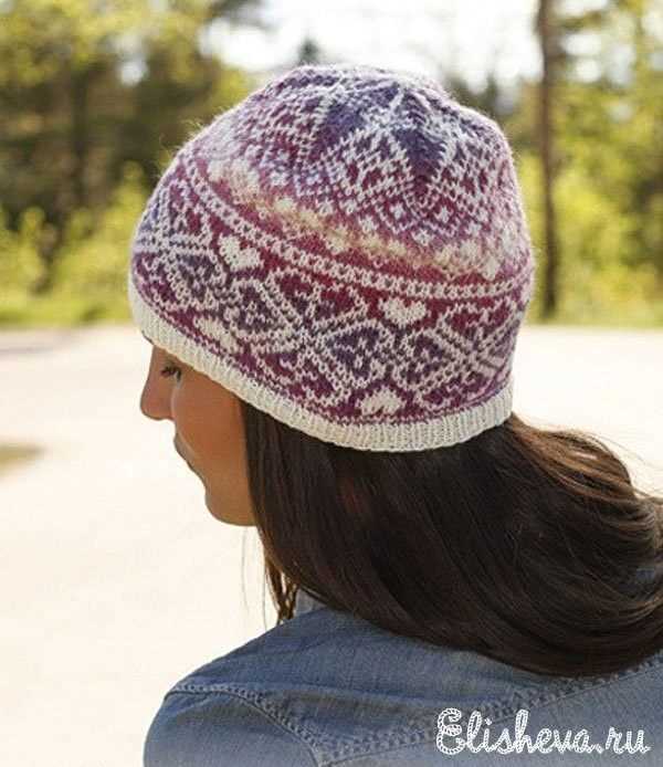 Colorwork hat knitting pattern free