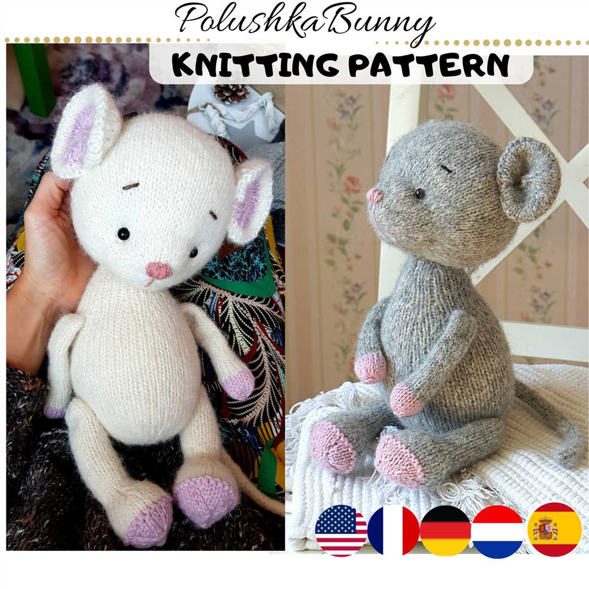 Etsy knitting patterns toys