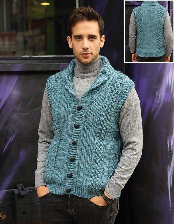 Knitting pattern for sleeveless vest