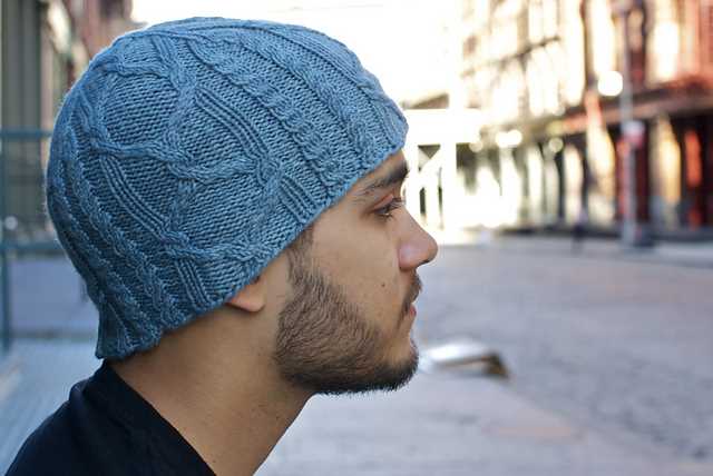 Mens winter hat knitting pattern