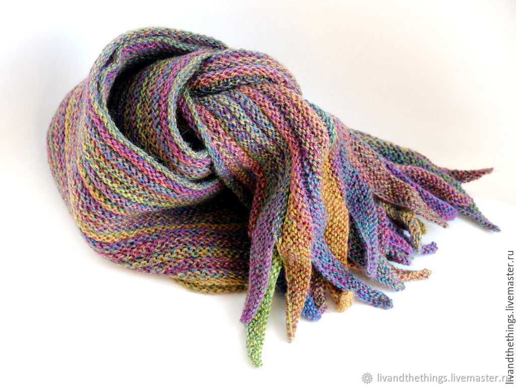 One skein scarf knitting pattern