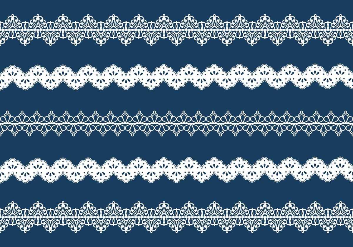 Free knitted lace border patterns