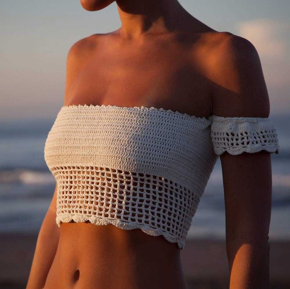 Summer crop top knitting pattern free