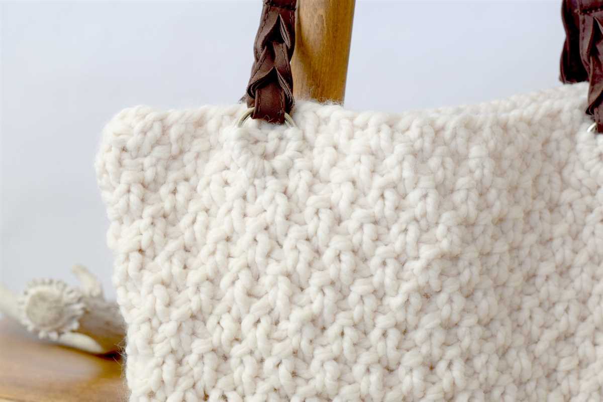 Shoulder bag knitting pattern