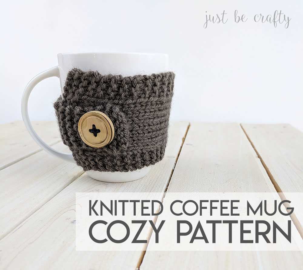 Mug cozy knitting pattern easy