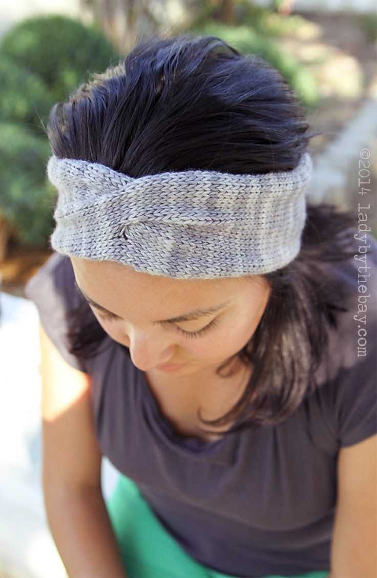 Knitted head band free pattern