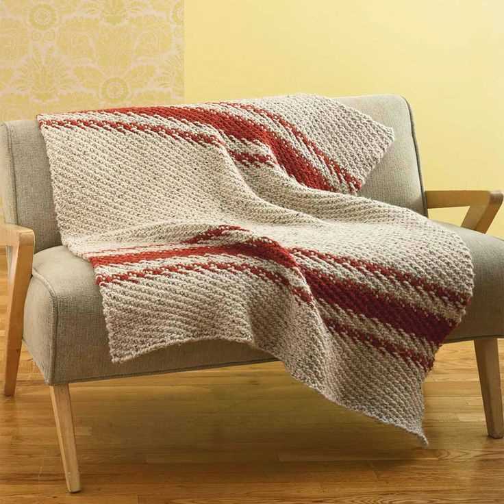 Easy knitting pattern for throw blanket