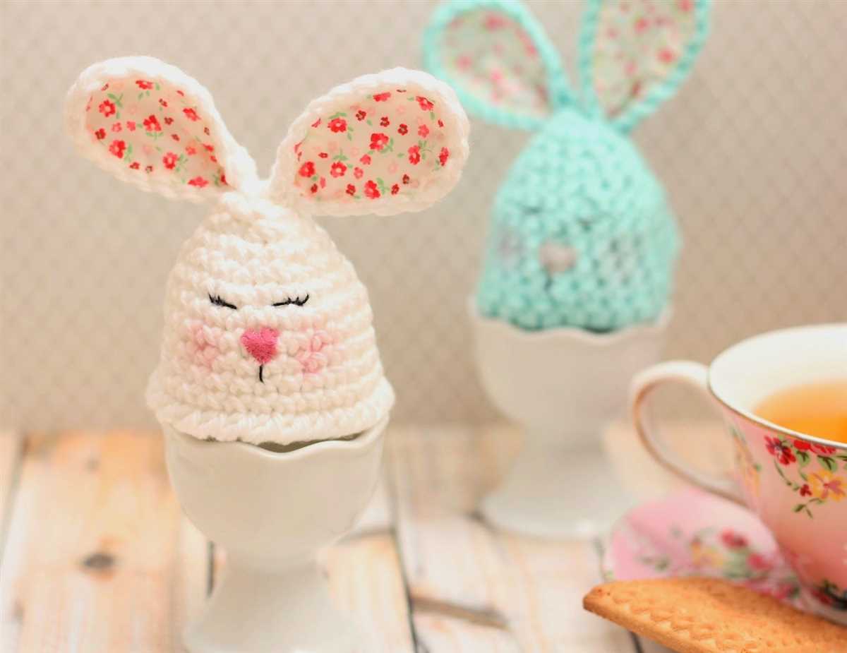 Knitting pattern for easter bunny egg cosy