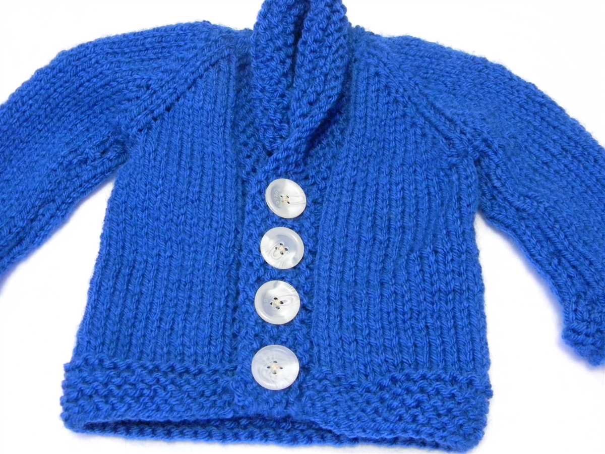 Easy knit baby sweater pattern free