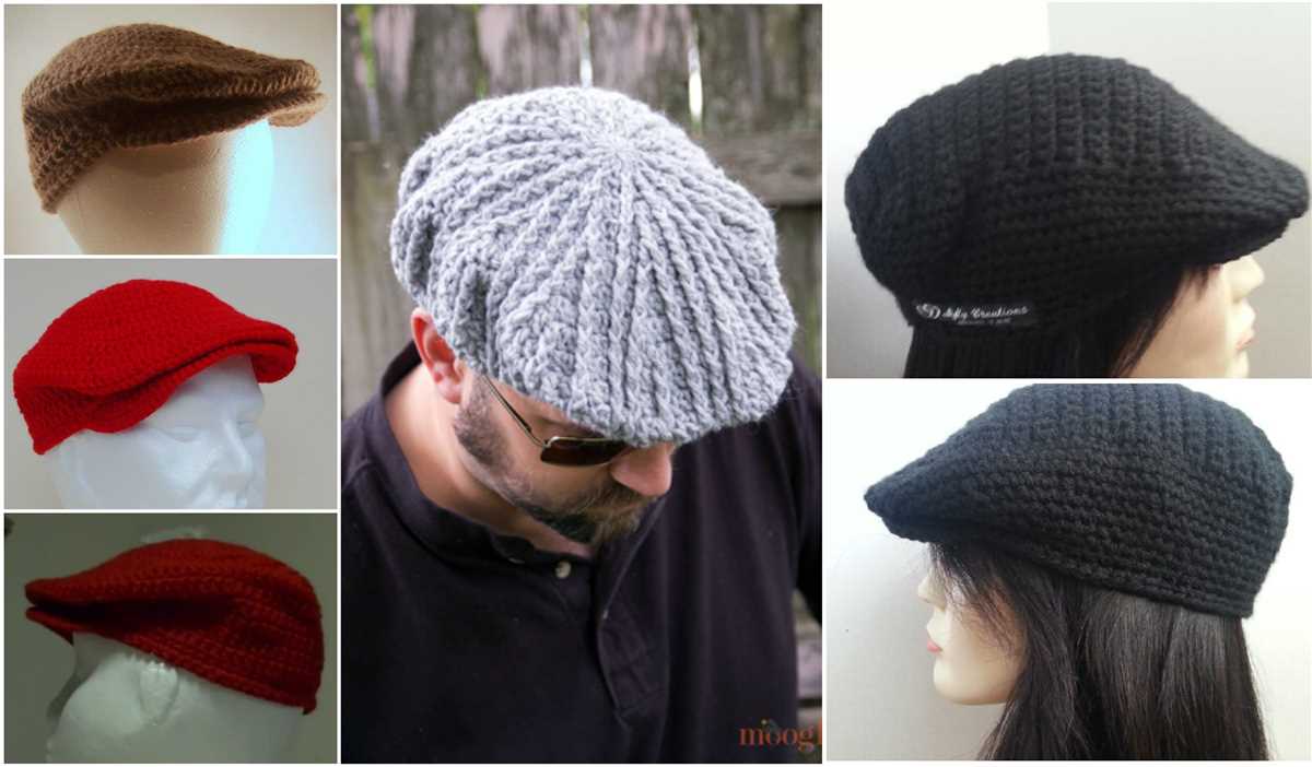 Knitted flat cap pattern