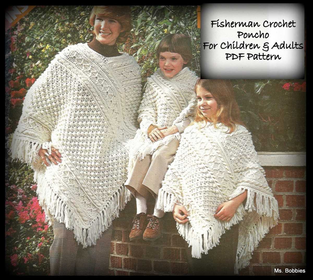 Aran poncho knitting pattern free