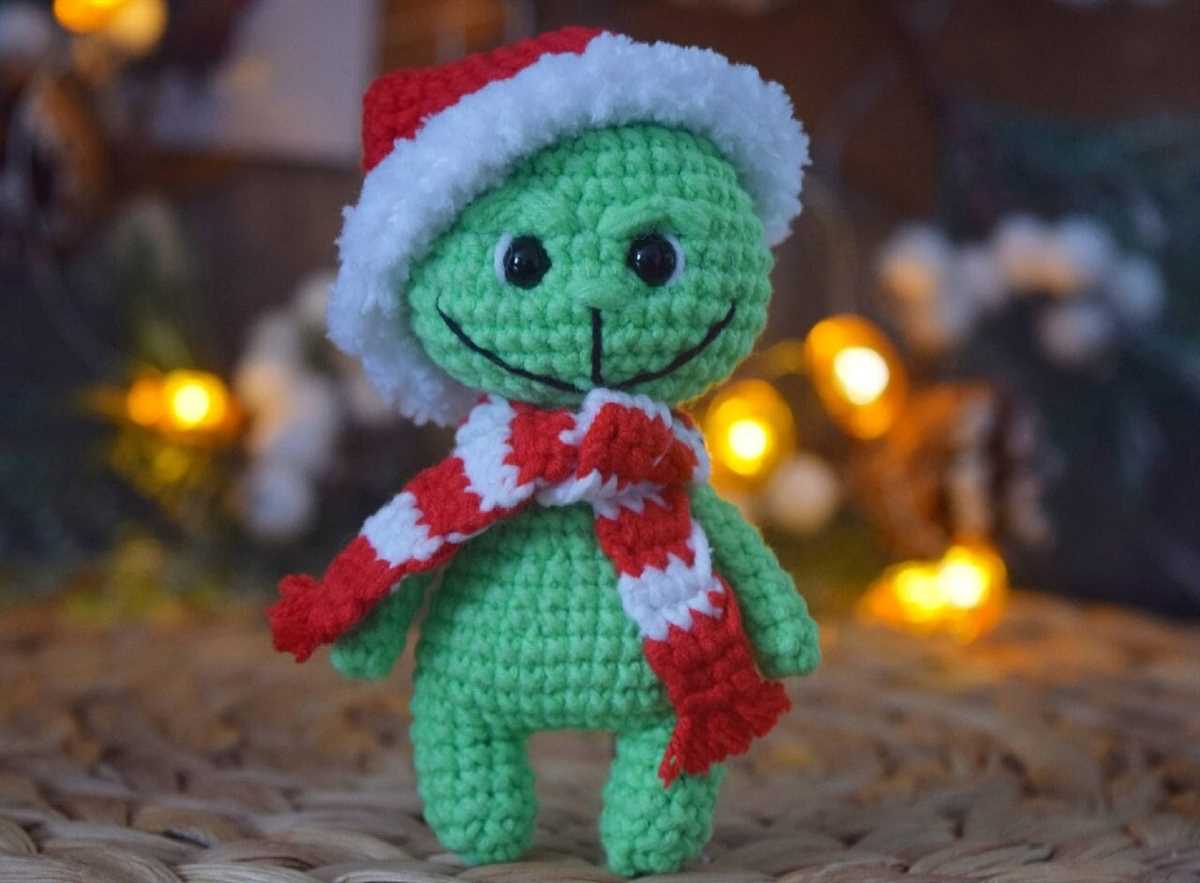 Knitted grinch pattern