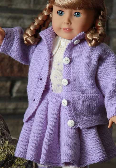 Free knitting patterns for 11 inch dolls