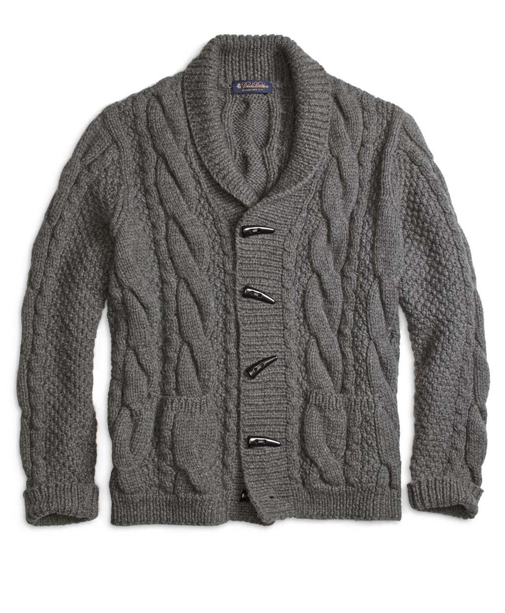 Mens cable knit cardigan pattern