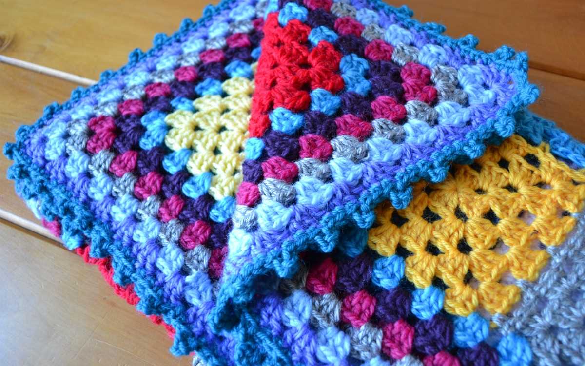 Jigsaw blanket knitting pattern